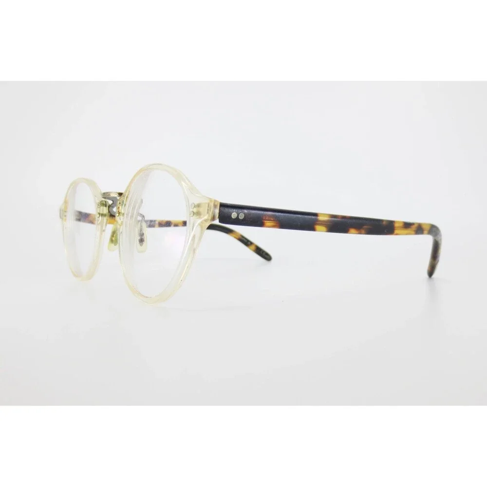 Oliver Peoples OP-1955 OV5185 1626 Clear Tortoise Round Eyeglasses 45-24-145